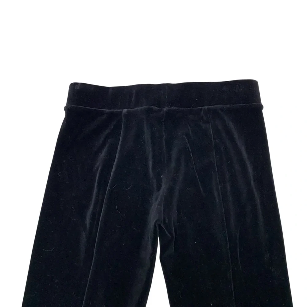 Ralph Lauren Black Velvet Leggings Pull On Slim Fit Pants Size S NWT - Picture 6 of 14